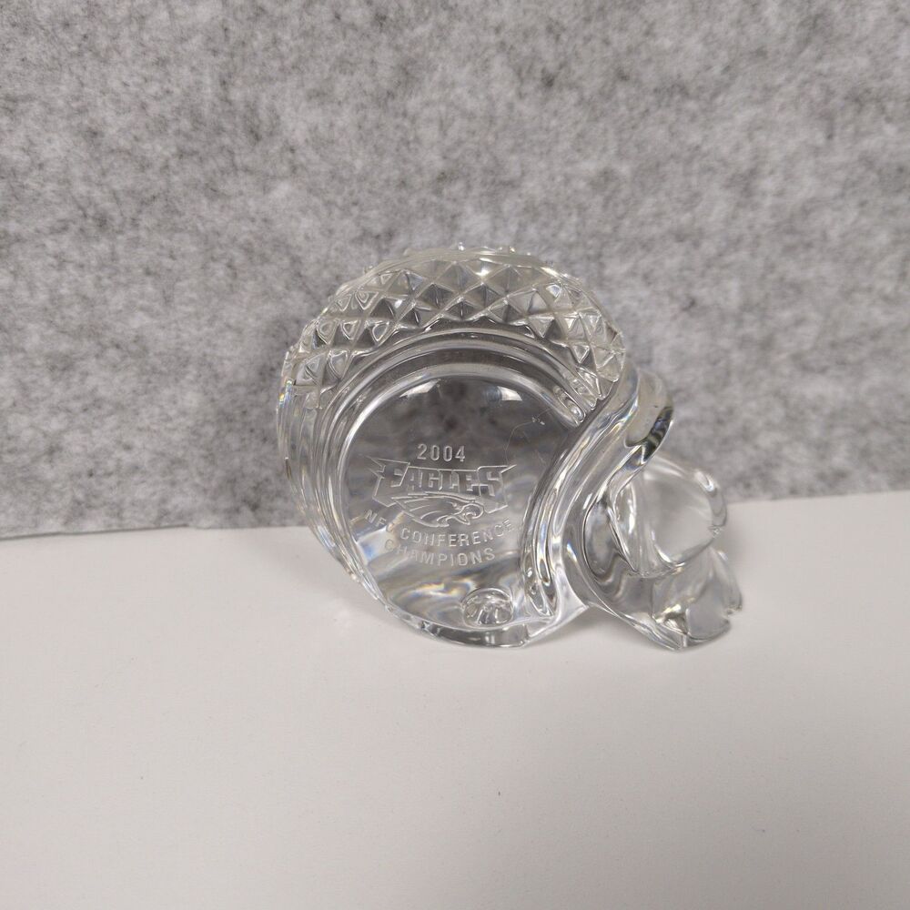 Waterford Crystal Philadelphia Eagles Helmet 2004 NFC Conference Champions NFL